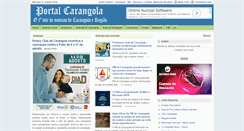 Desktop Screenshot of portalcarangola.com